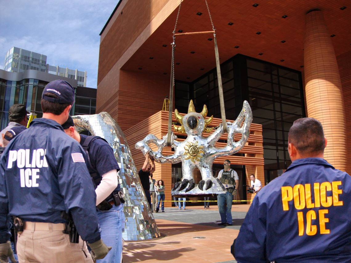 ICE Detains Iconic Uptown Statue On Suspicion Of Being “Too Foreign-Looking”