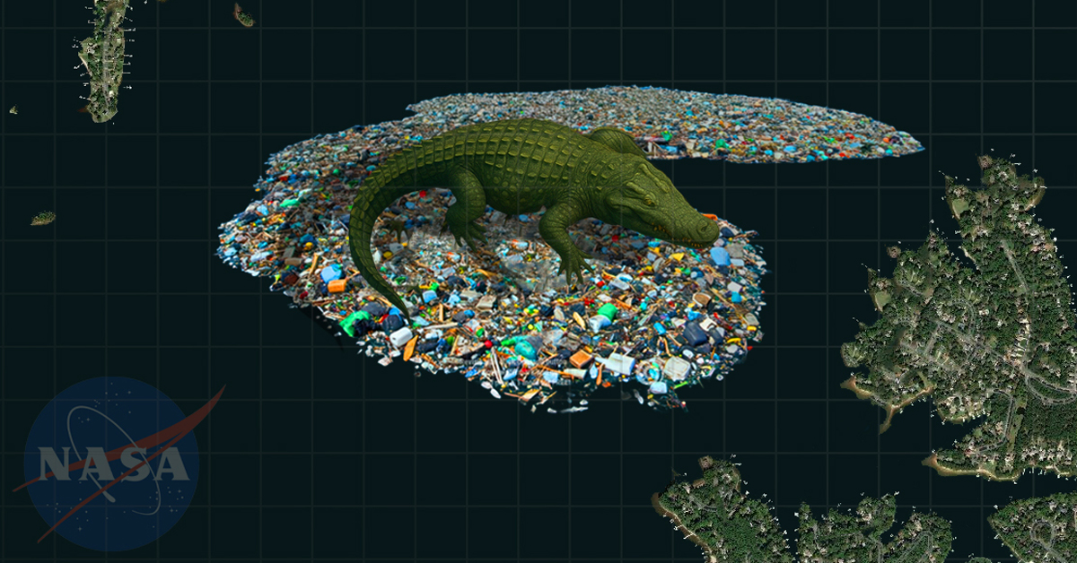Great Lake Norman Garbage Patch Now Visible From Space