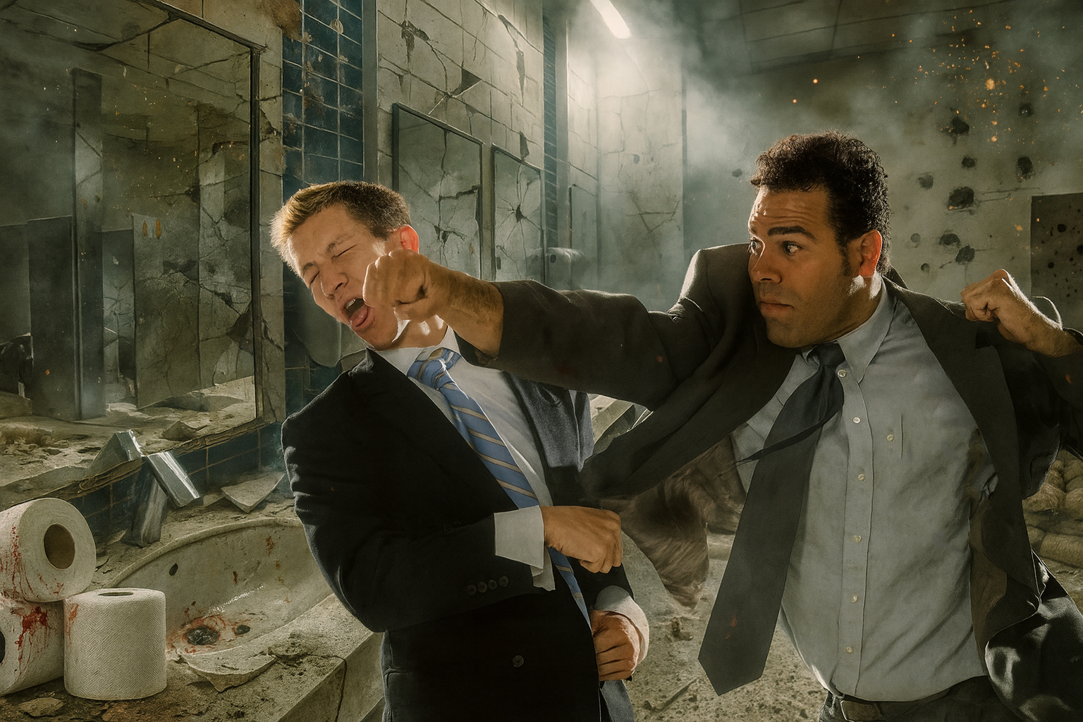 CLT Airport Men’s Bathrooms Officially Classified As War Zones