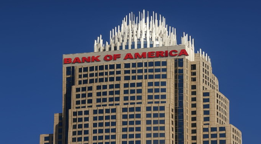 Not One To Be Outdone, Bank Of America Slaps Own Giant Sign On Uptown Tower